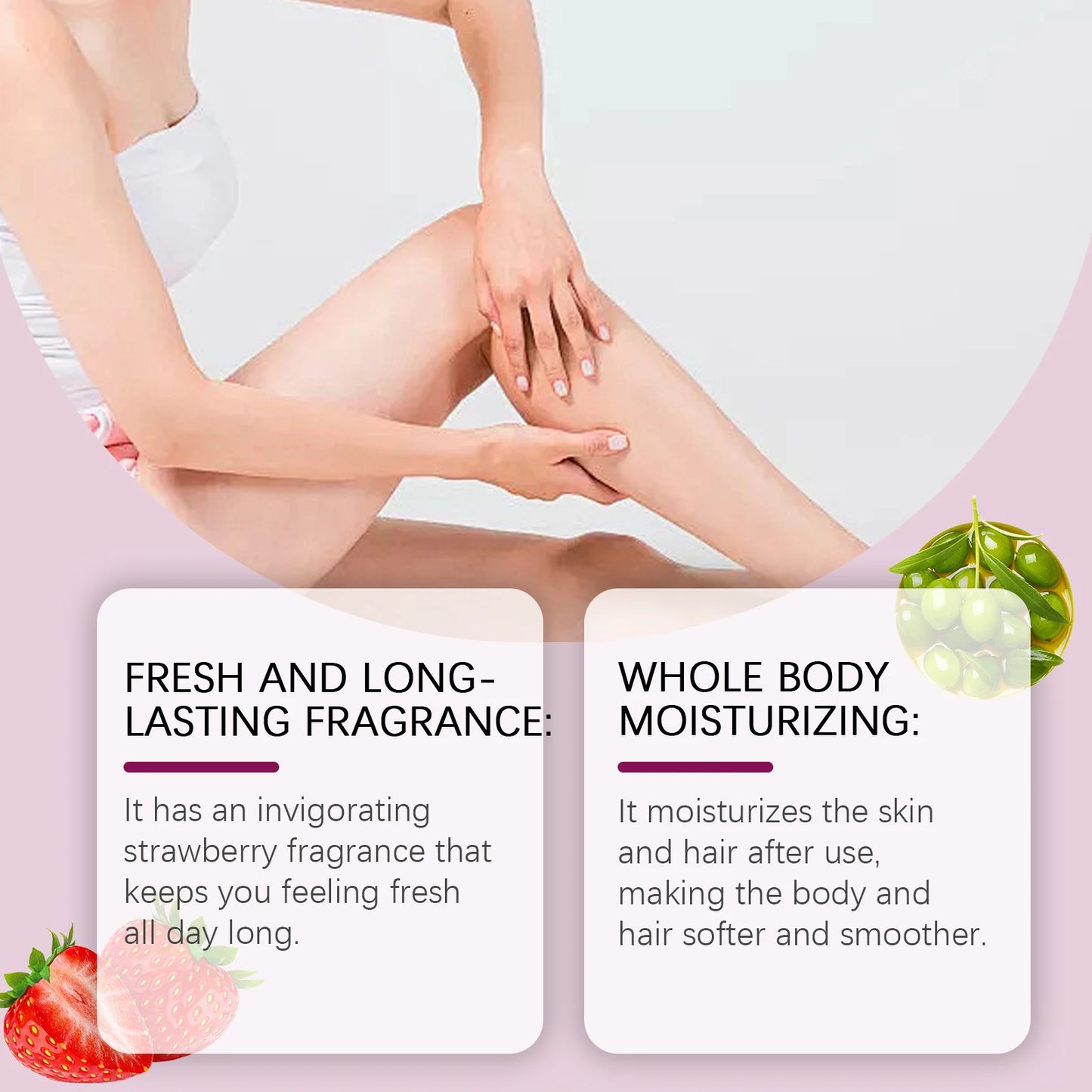 Body Hair Mist Spray Lasting Fresh Fragrance Daily Moisturizing Smoothing Refreshing Whole Body Hair Care Spray