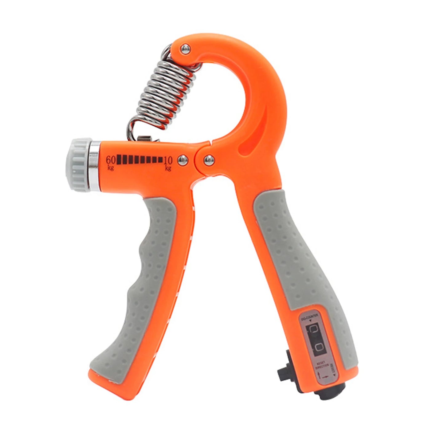 1Pc Hand Gripper with Counter R-Shape Non-slip ABS Hand Gripper Adjustable Resistance Forearm Strength Trainer Fitness Equipment