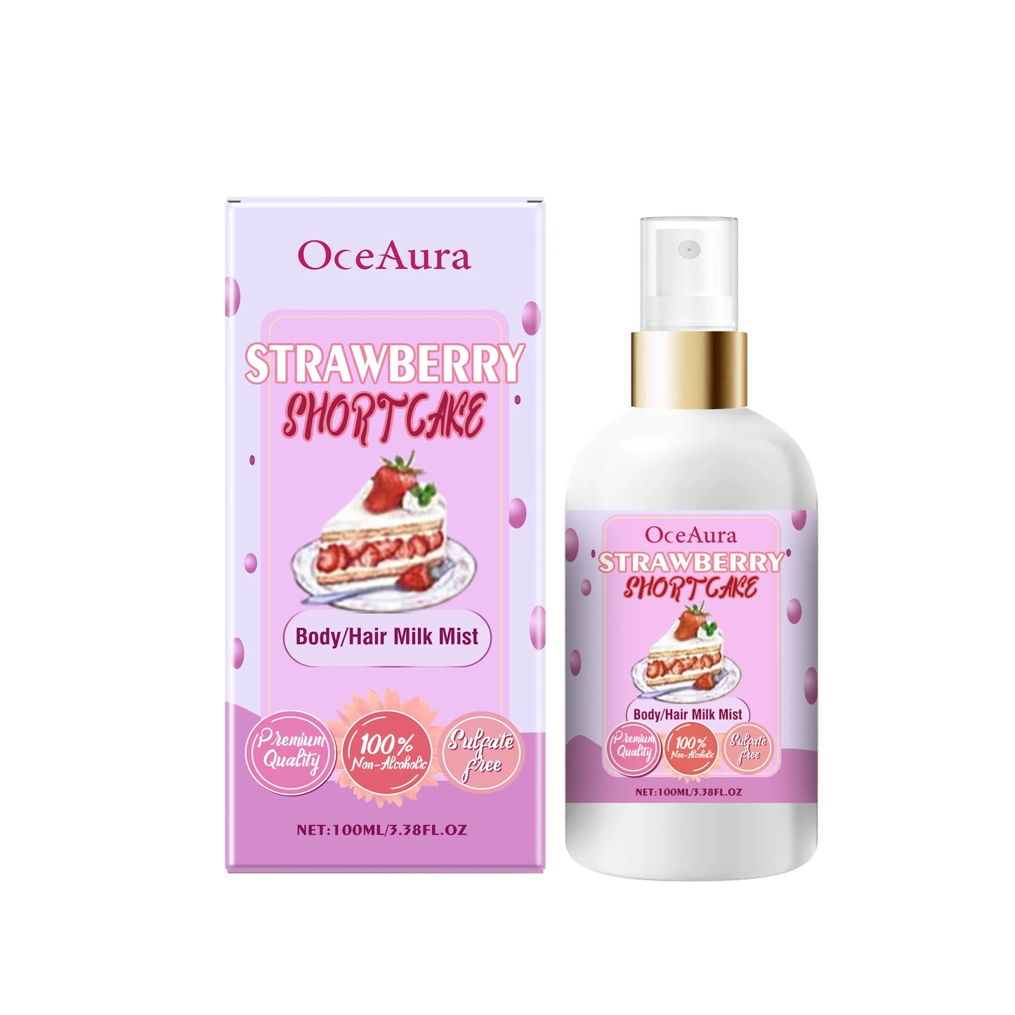 Body Hair Mist Spray Lasting Fresh Fragrance Daily Moisturizing Smoothing Refreshing Whole Body Hair Care Spray