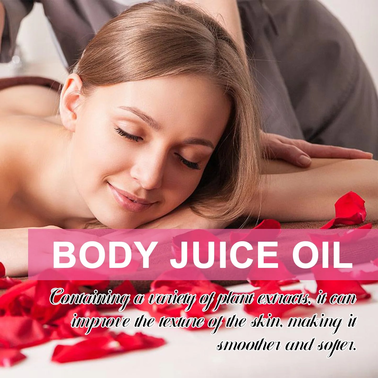 120ml Body Juice Massage Oil Strawberry Serum Body Drops Oil Moisturize Body Smooth Aromatherapy Glow Relieve Dry