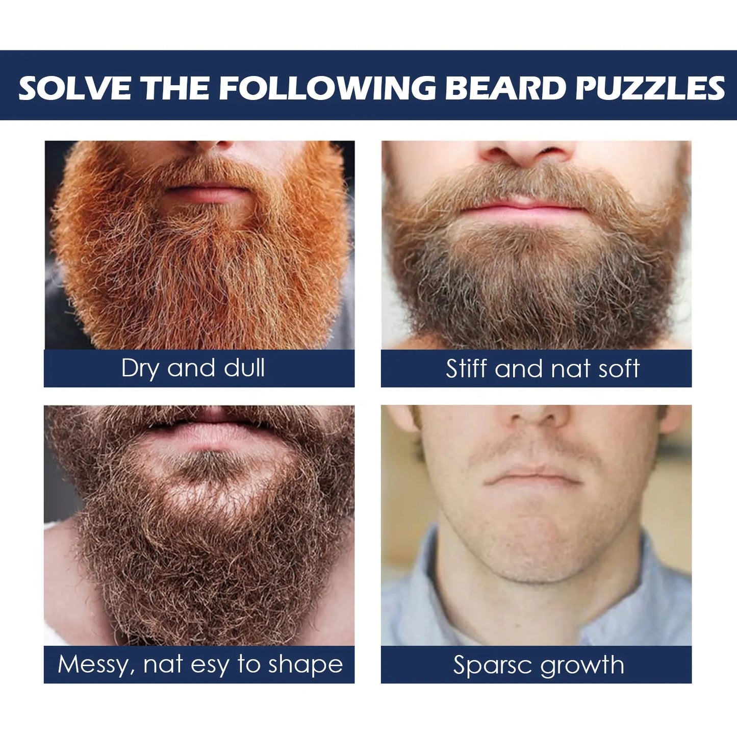 Men Face Care Beard Enhance Oil Moisturizing Soften Strengthen Brightening Follicles Stimulating Natural Growth Beard Oil