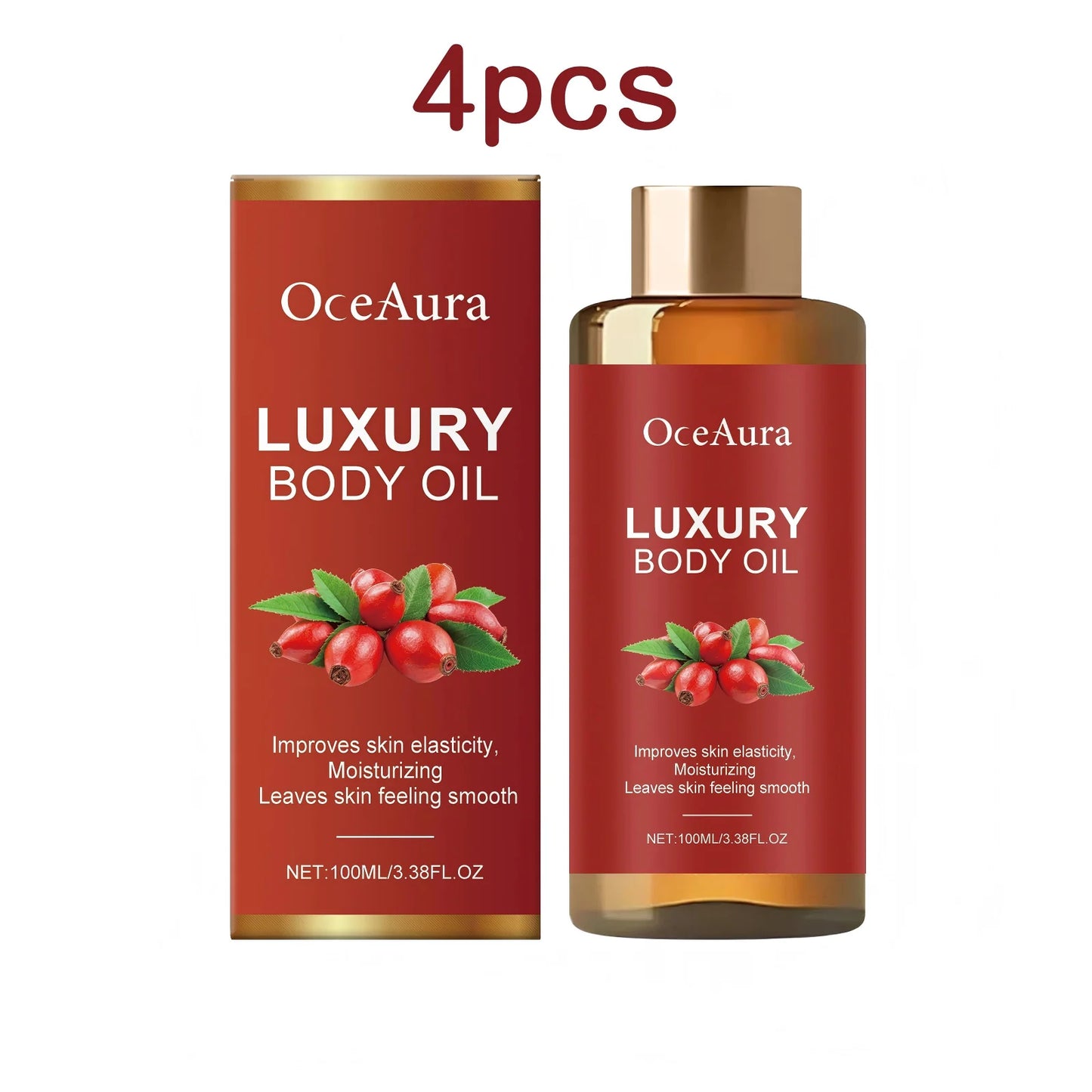100ml Rosehip Magic Luxury Body Oil Firming Anti Sagging Tightening Smooth Skin Massage Rejuvenation Body Glowing Oil