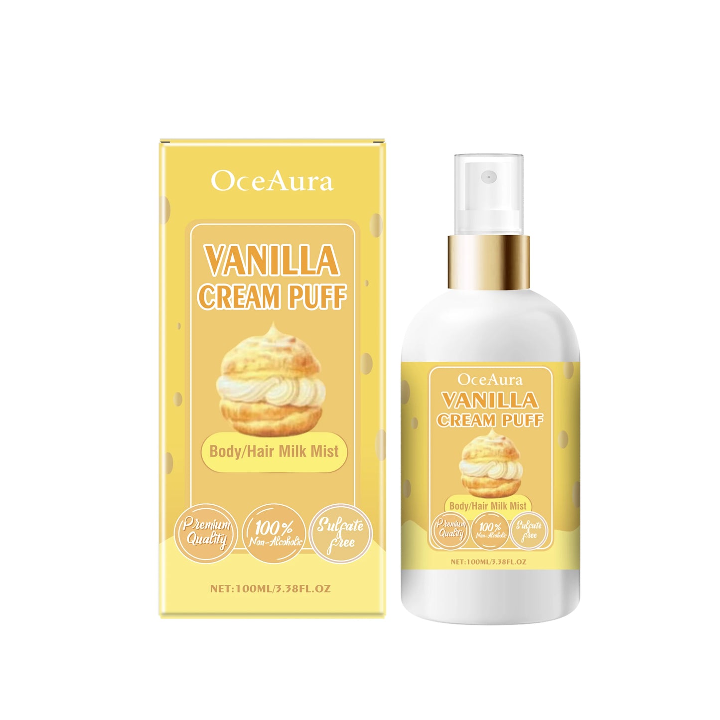 Body Hair Mist Spray Lasting Fresh Fragrance Daily Moisturizing Smoothing Refreshing Whole Body Hair Care Spray