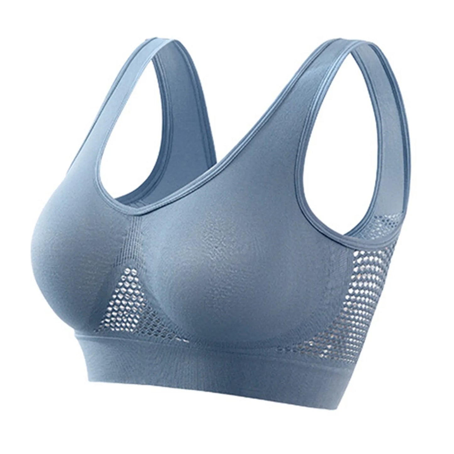 Seamless Sports Bra Shock-absorbing Steel Ring Free Fashionable Vest Breathable Quick Drying Yoga Vest Stress Free Fitness