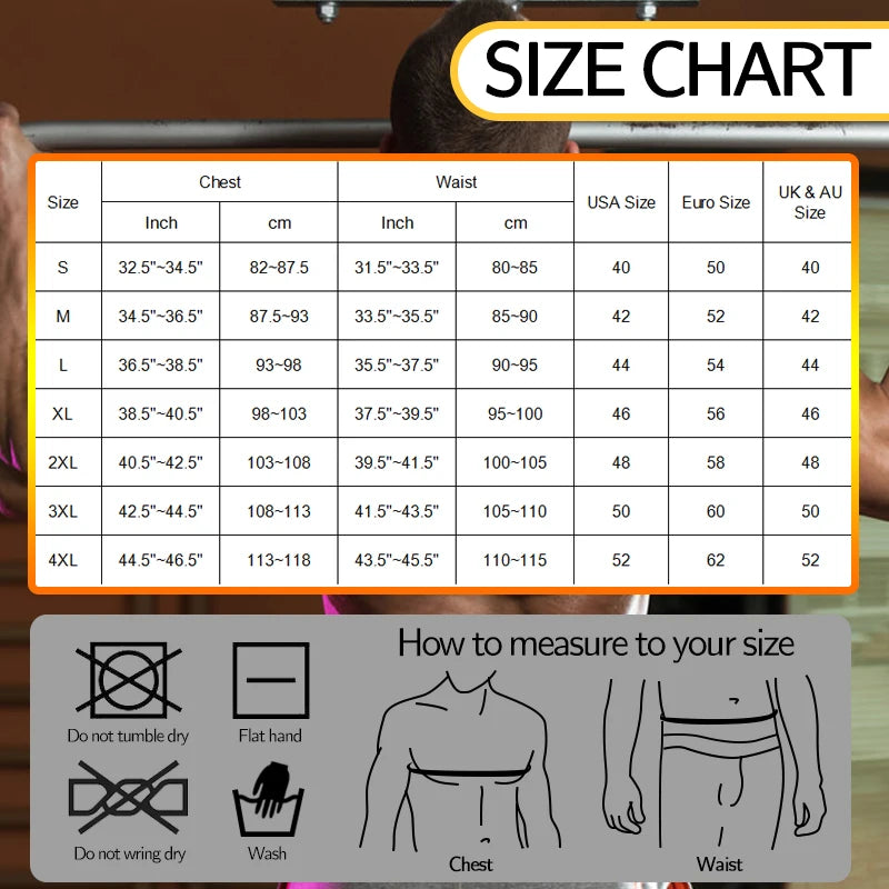 Men Body Shaper Zip Sauna Tank Top Workout Shirt Sauna Suit Plus Size Waist Trainer Vest for Weight Loss Neoprene Fitness Corset