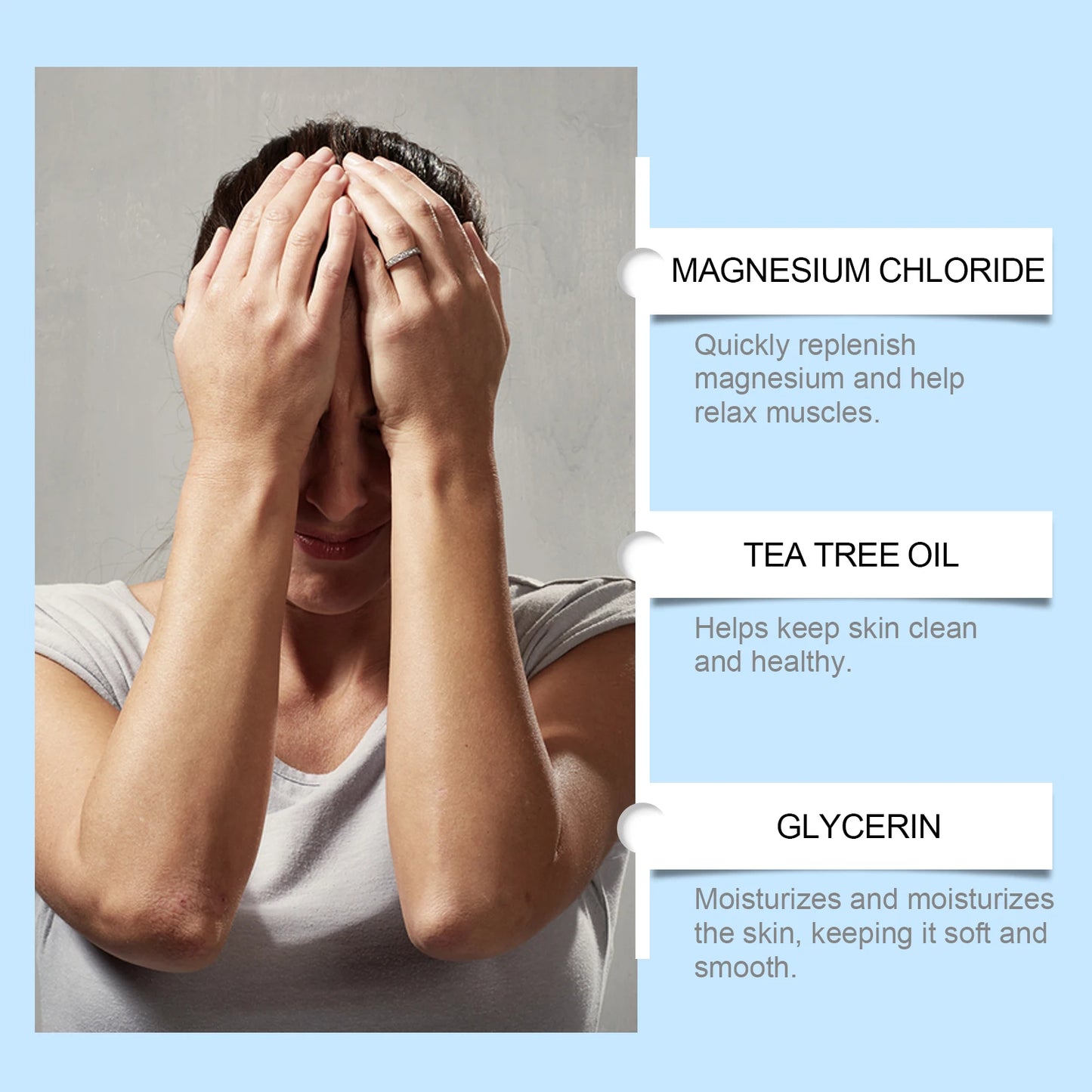 Tea Tree Oil Sleep Spray with Magnesium - Natural Muscle Relaxant for Better Sleep
