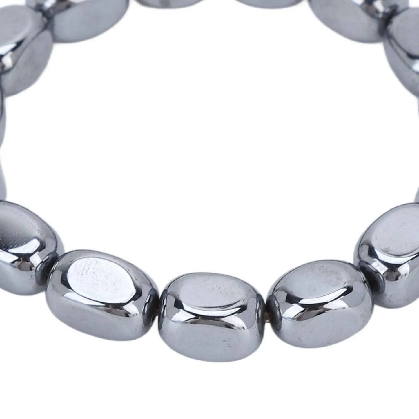 Terahertz Healing Stone Bracelet Terahertz Bracelet Loose Elastic Natural Beads Terahertz Bracelet for Women Men