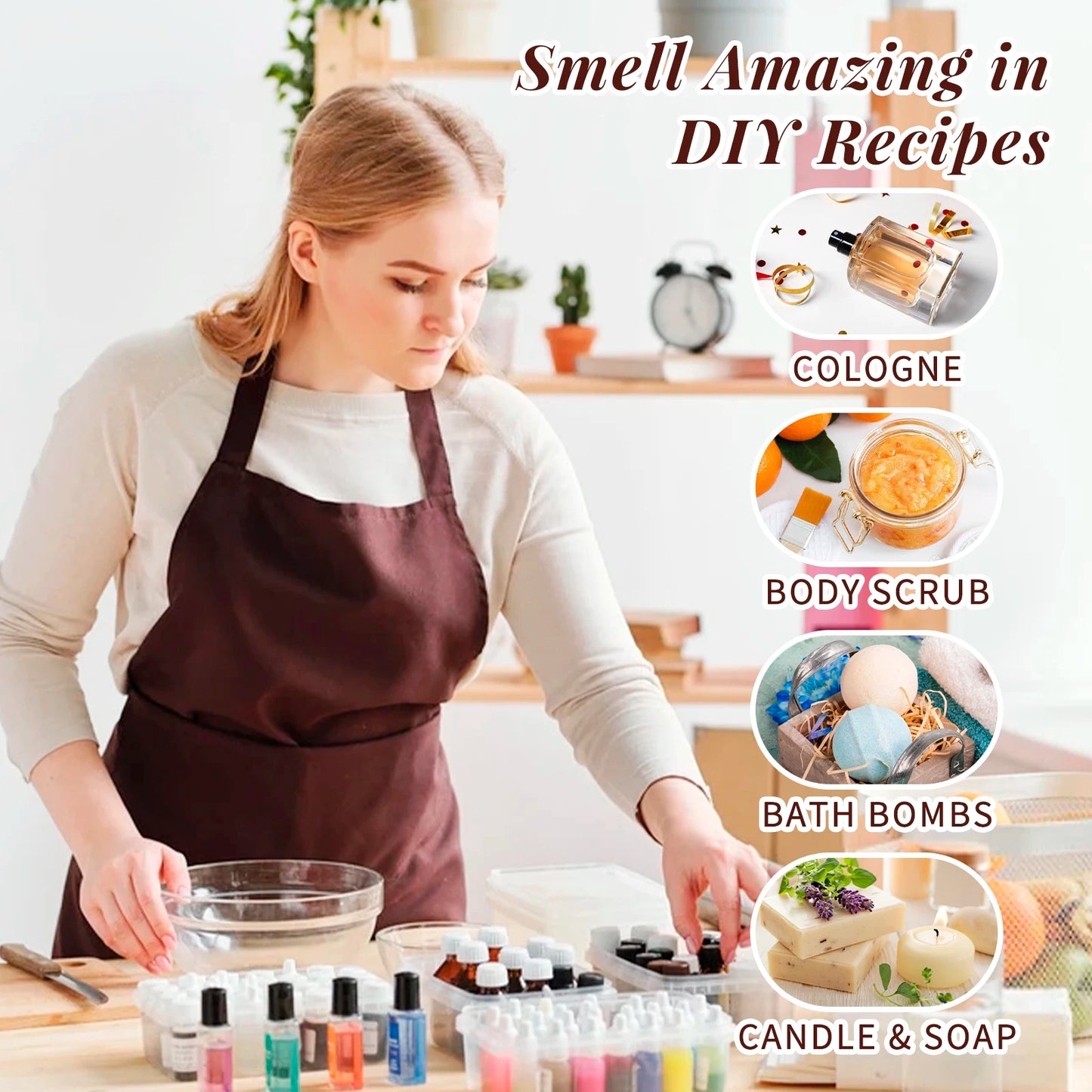 Fragrance Oils Set-Nature Theme | TOP 6 Gift Set Use For Aromatherapy,Diffuser,Humidifier,Candles | Car,Home,Hotel,Trave