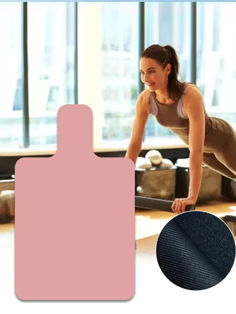 Pilates Reformer Mat Sweat Absorbent Pilates Suede Rubber Yoga Mat Non-Slip Fitness Gym Mat Portable for Balance Training