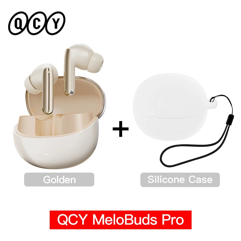 Wireless Bluetooth Earphones 46dB Hybrid ANC Hi-Res LDAC Bluetooth 5.3 Earbuds 6 Mic 34H Playtime