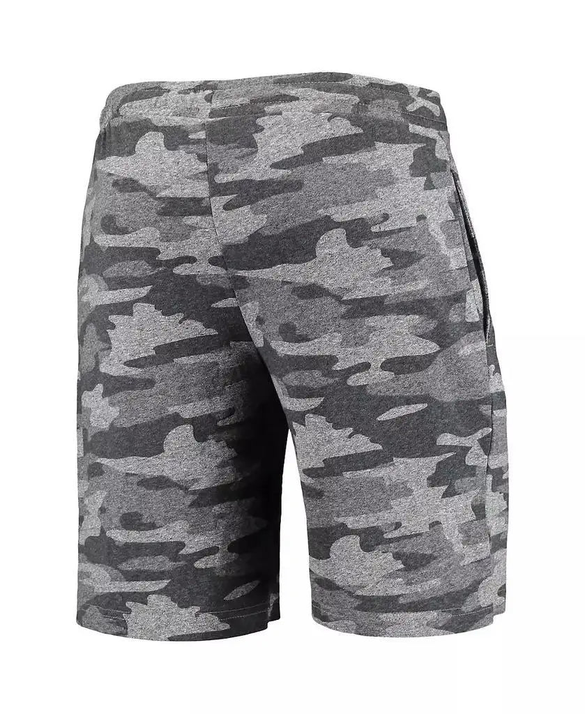 Men's Charcoal, Gray Camo Backup Terry Jam Lounge Shorts