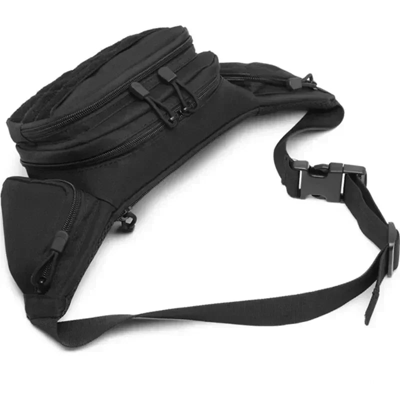 Men Nylon Shoulder Hiking Mobile Phone Bag Tactical Multi-function Waist Pack Fanny Packs Sports High-capacity Waist Bag