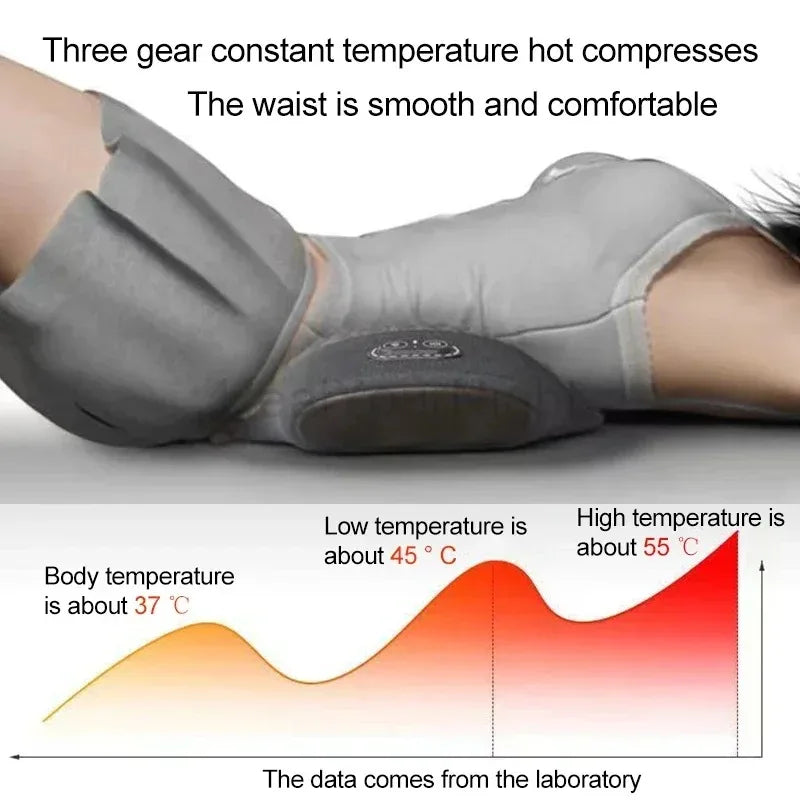 Waist Pillow Back Massage Protection Pad Massage Lying Flat Waist Relief Waist Support Heating Vibrating Back Massager