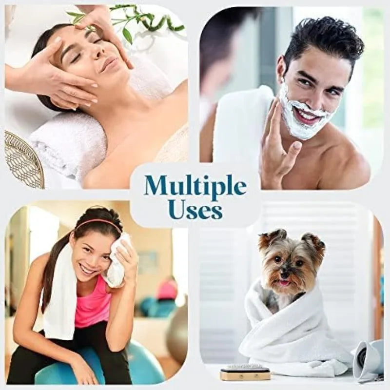 Bulk-Friendly Essentials Practical Cotton Towels Economical 20" by 40" Multi-Purpose Towel (White) - 36 Pack