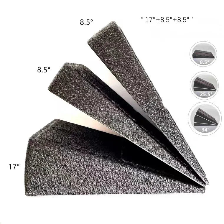3pcs Yoga Wedge Stretch Slant Boards Adjustable Bricks Squat Wedge Blocks For Exercise Gym Fitness Yoga Accessories Pilates ring