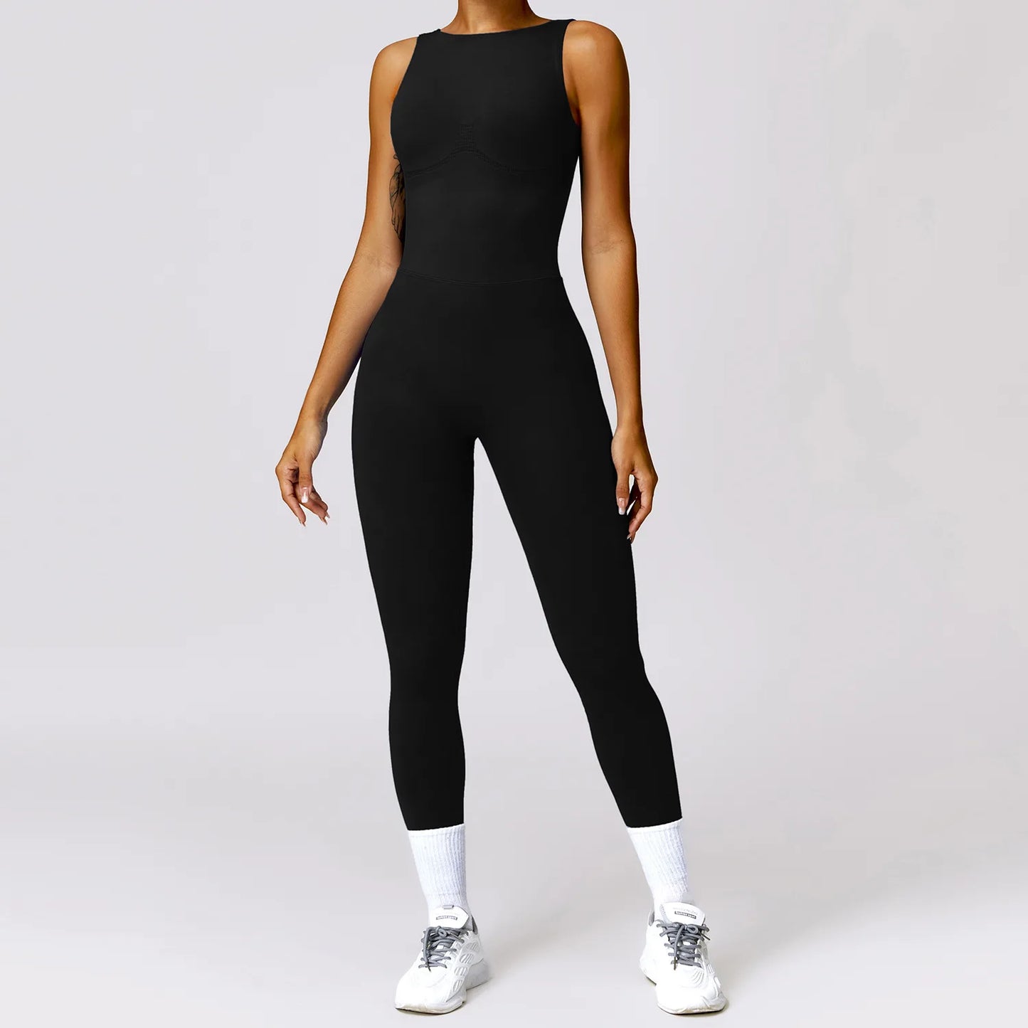 One-piece Suit Sporty Jumpsuit Gym Yoga Suit Backless Sportswear Pilates Tops Female Pack Sports Leggings Women Exercise Clothes