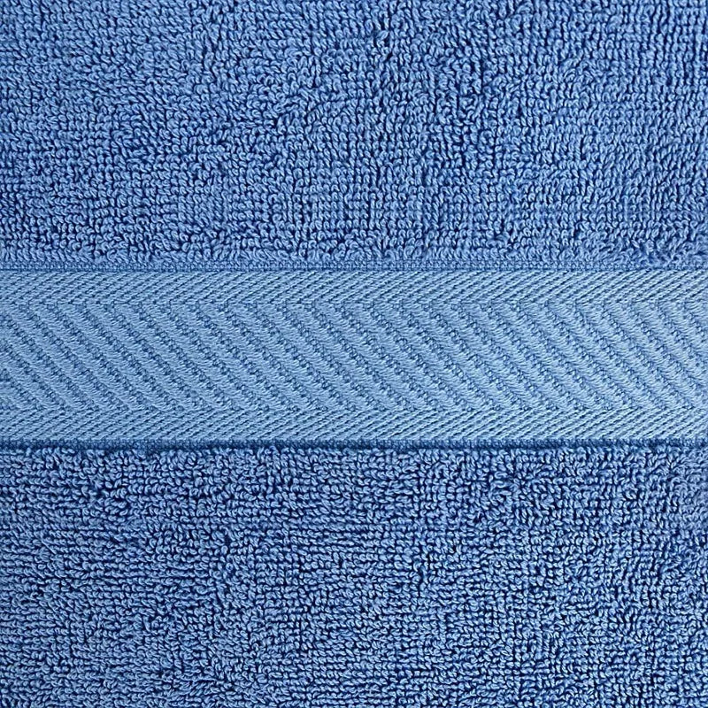 Towels 18 Pack Bath Towel Set (24 x 48 Inches), 500 GSM 100% Ring Spun Cotton Medium Lightweight (Electric Blue)