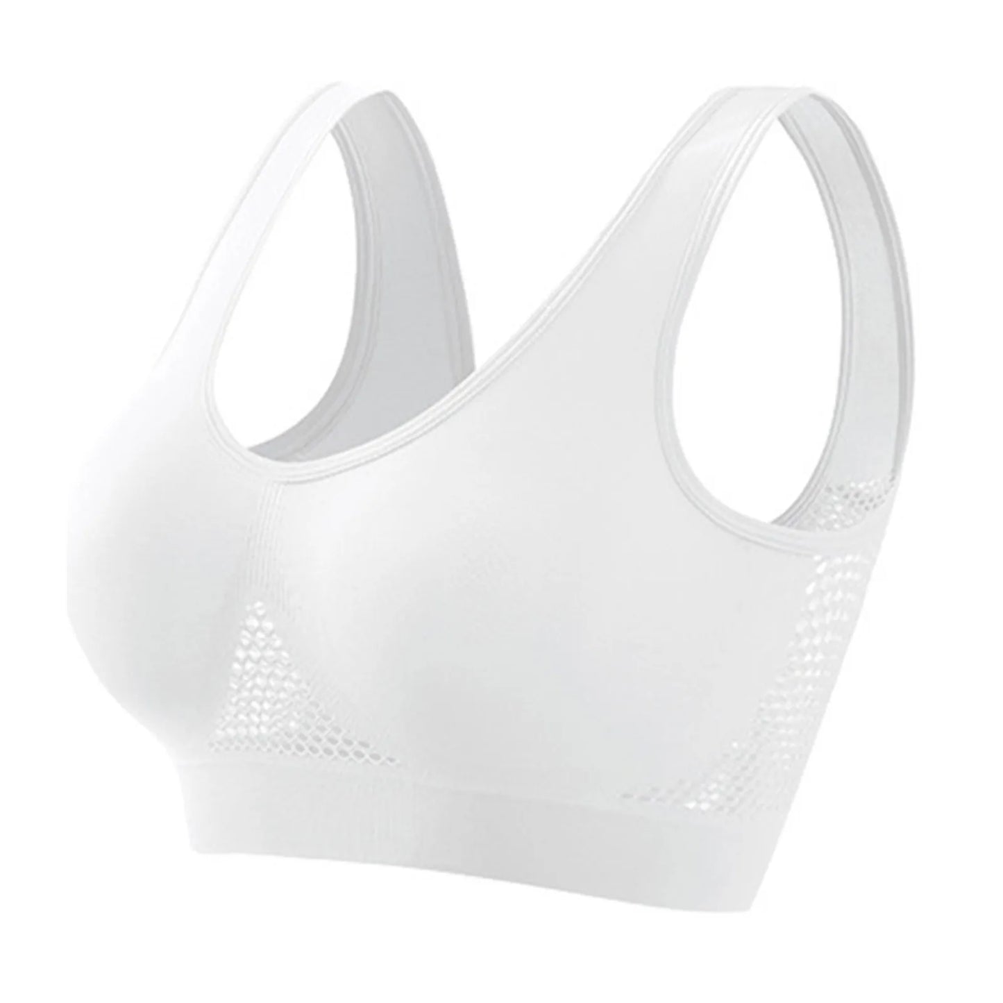 Seamless Sports Bra Shock-absorbing Steel Ring Free Fashionable Vest Breathable Quick Drying Yoga Vest Stress Free Fitness