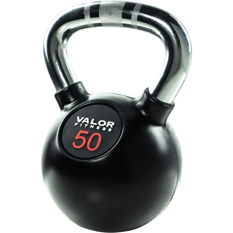 Fitness Chrome Kettle Bell Weights with Knurled Kettlebell Handle Kettlebells for Men & Women