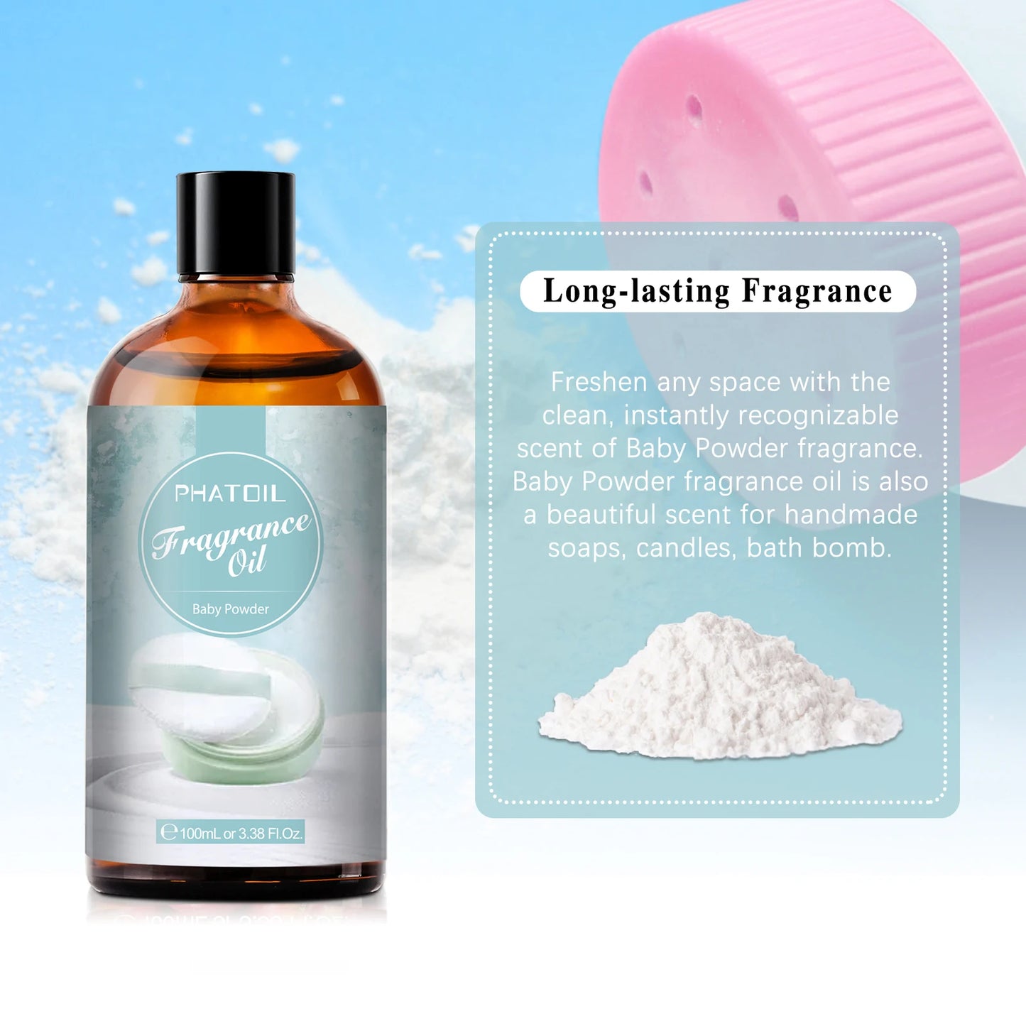 100ml White Musk Fragrance Essential Oil Fresh Linen Honeysuckle Peach Orange Blossom for Aroma Candle Soap Making