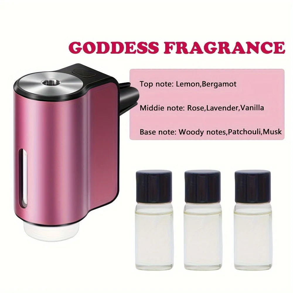 Smart Car Air Aromatherapy Diffuser, Fragrance Car Air Fresheners With Three Adjustable