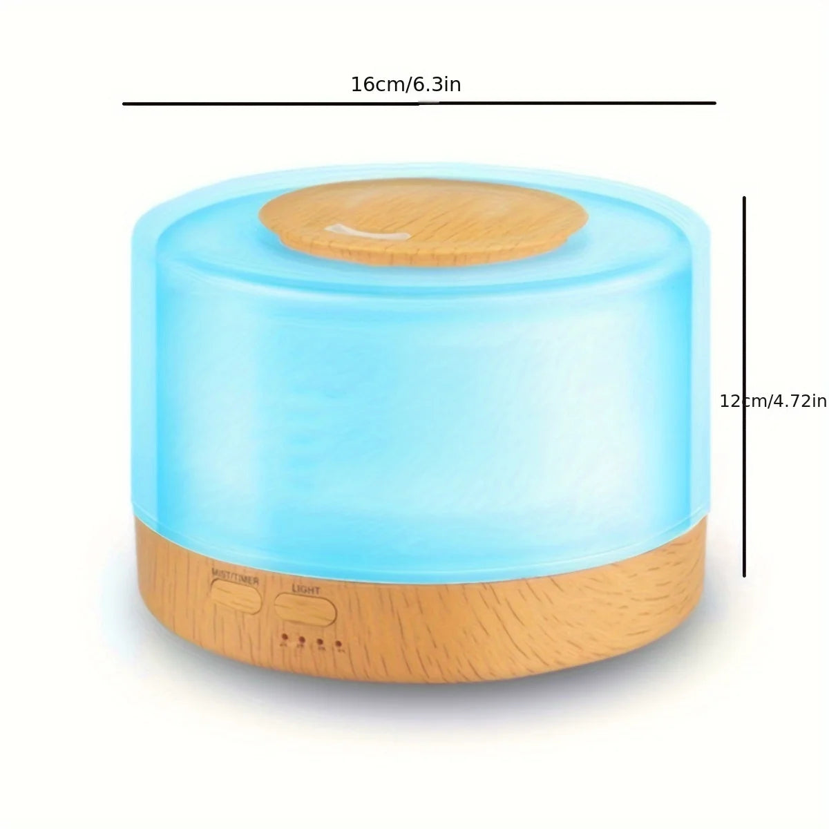 Diffuser Essential Oil Diffuser Cool Mist Air Diffuser With Remote Control With USB C Power Cord 4 Timers 7 LED Color Changi