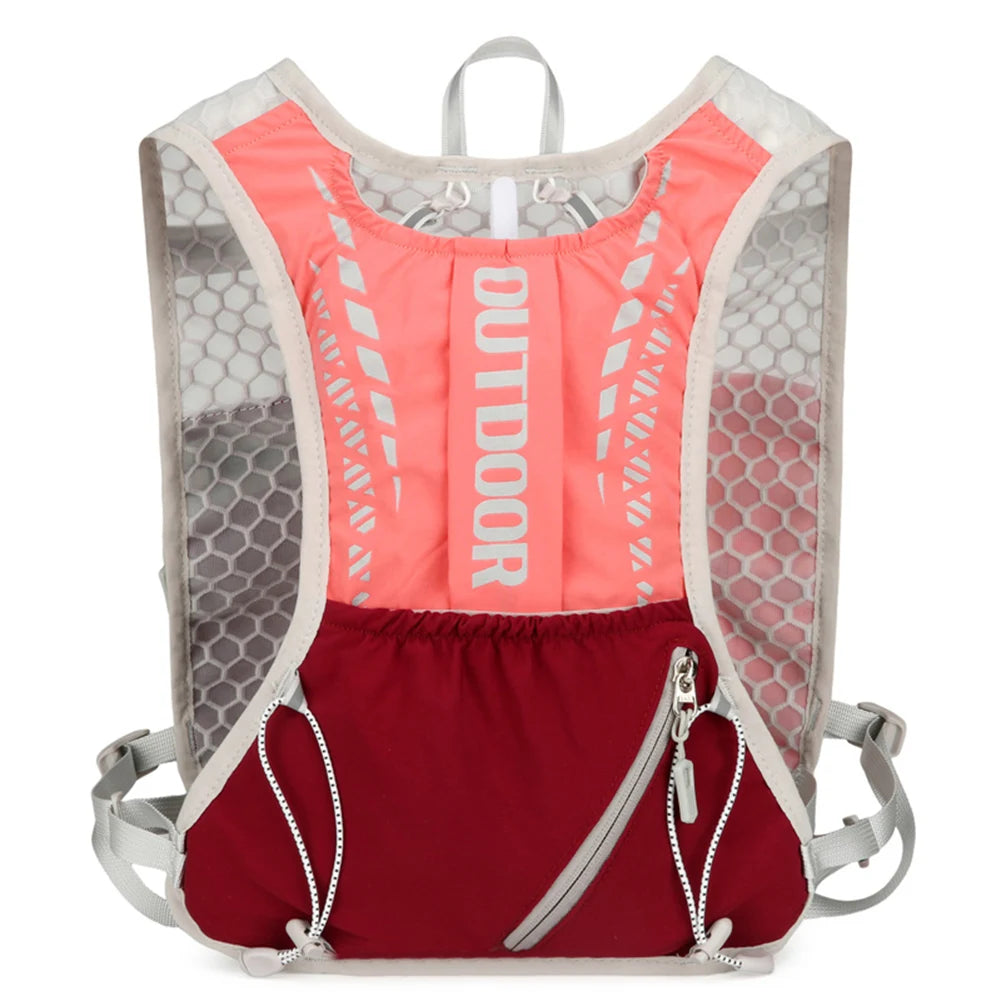 Hydration Running Vest Waterproof Water Bladder Daypack Reflective Outdoors Hydration Pack for Hiking Trail Running