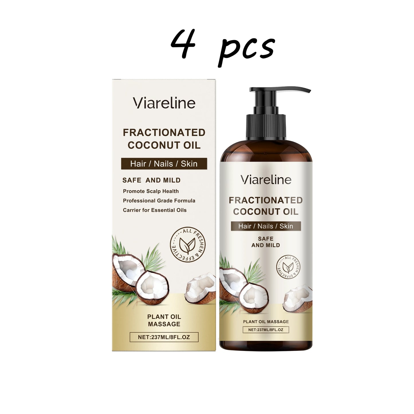 Coconut Body Skin Oil Daily Moisturizing Relief StressNourishing Reduce Roughness Softening Enhance Elasticity Body Essence Oil