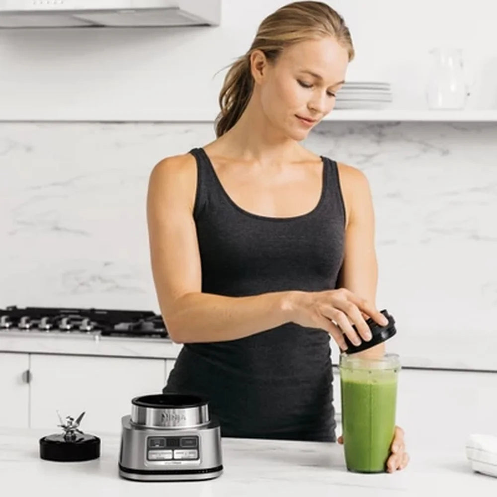 Foodi Smoothie Bowl Maker Nutrient Extractor Blender 1200W 4 Speeds Auto-iQ Smoothies Nut Butters Ice Cream Easy Clean