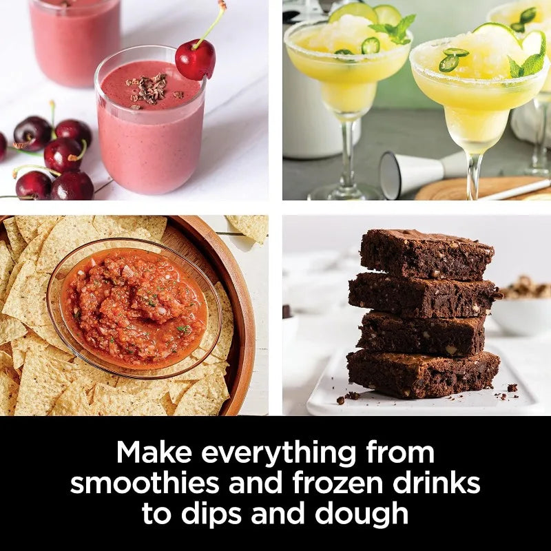 Compact Kitchen System, 1200W, 3 Functions for Smoothies,Dough&Frozen Drinks with Auto-IQ, 72-oz.* Blende Pitcher