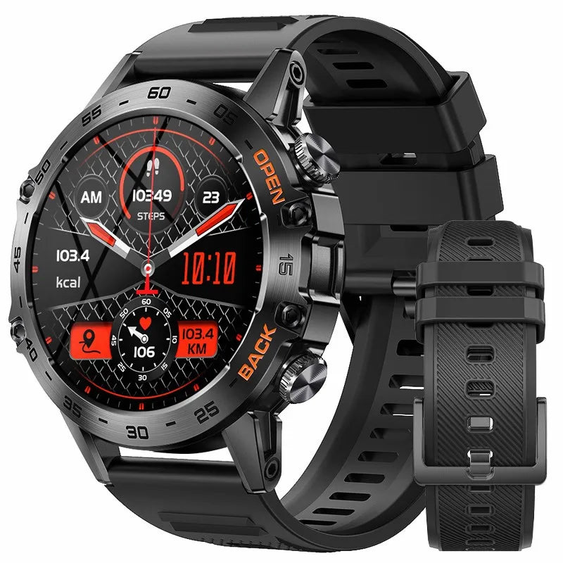 New1.39" Bluetooth Call Smart Watch Men Outdoor Sport Fitness Heart Rate Health Monitoring Smartwatch for Android IOS Phone