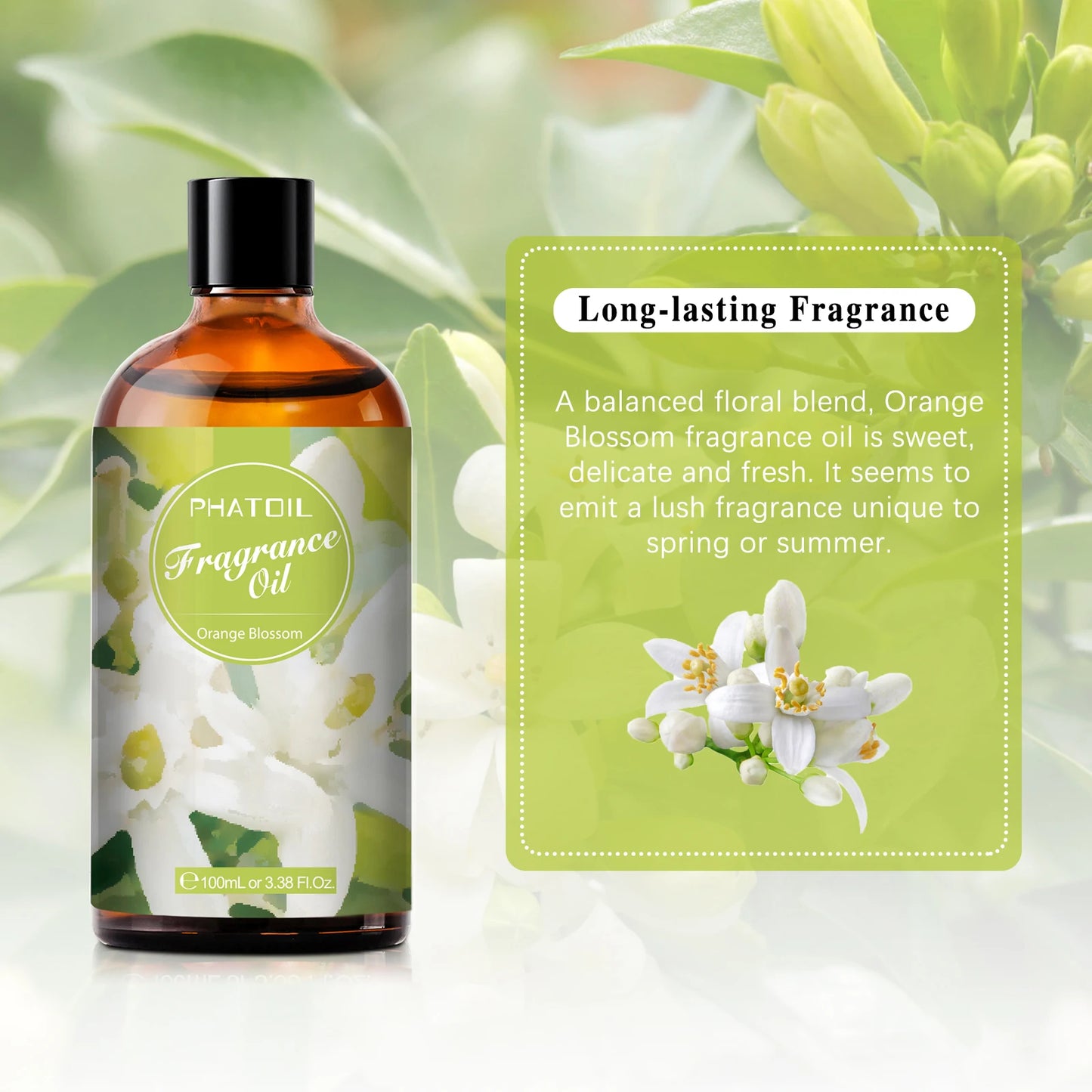 100ml White Musk Fragrance Essential Oil Fresh Linen Honeysuckle Peach Orange Blossom for Aroma Candle Soap Making