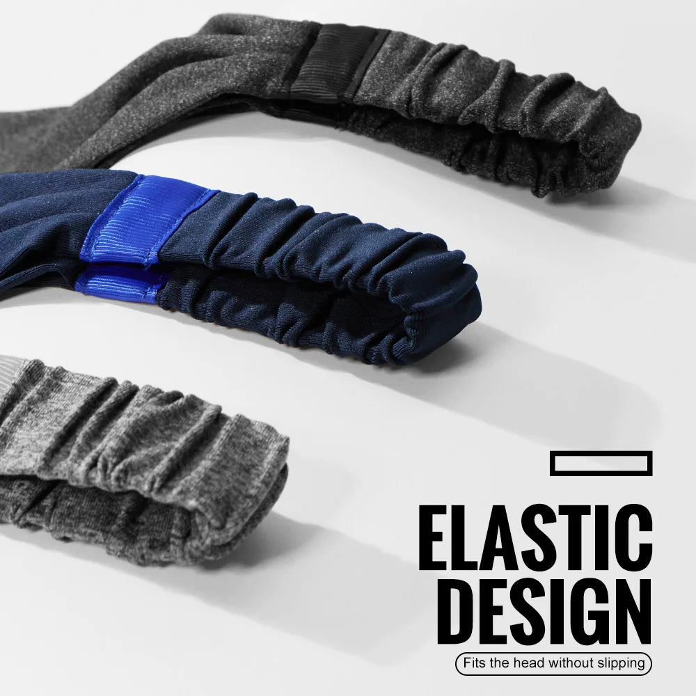 Sports Headbands Moisture Wicking Sweatbands for Running Breathable Headbands Elastic Non Slip Hairband for Women and Men