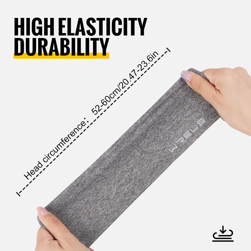 Sports Headbands Moisture Wicking Sweatbands for Running Breathable Headbands Elastic Non Slip Hairband for Women and Men