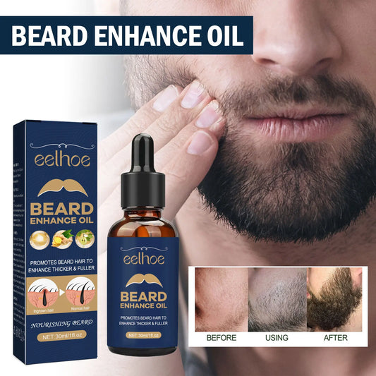 Men Face Care Beard Enhance Oil Moisturizing Soften Strengthen Brightening Follicles Stimulating Natural Growth Beard Oil