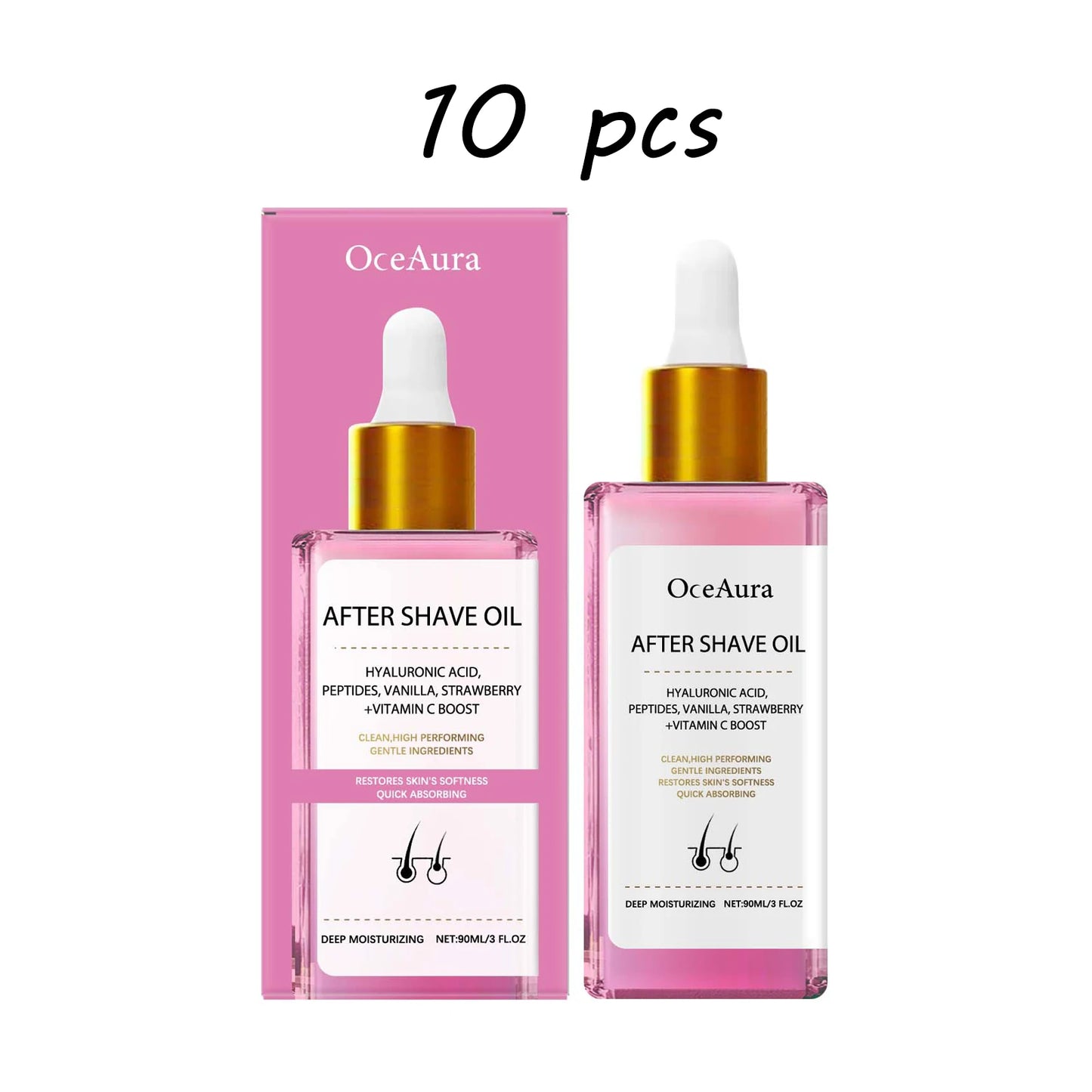 Strawberry After Shave Oil Lasting Moisturizing Enhance Skin Radiance Smoothing Relief Discomfort Soothing Skin Care Oil