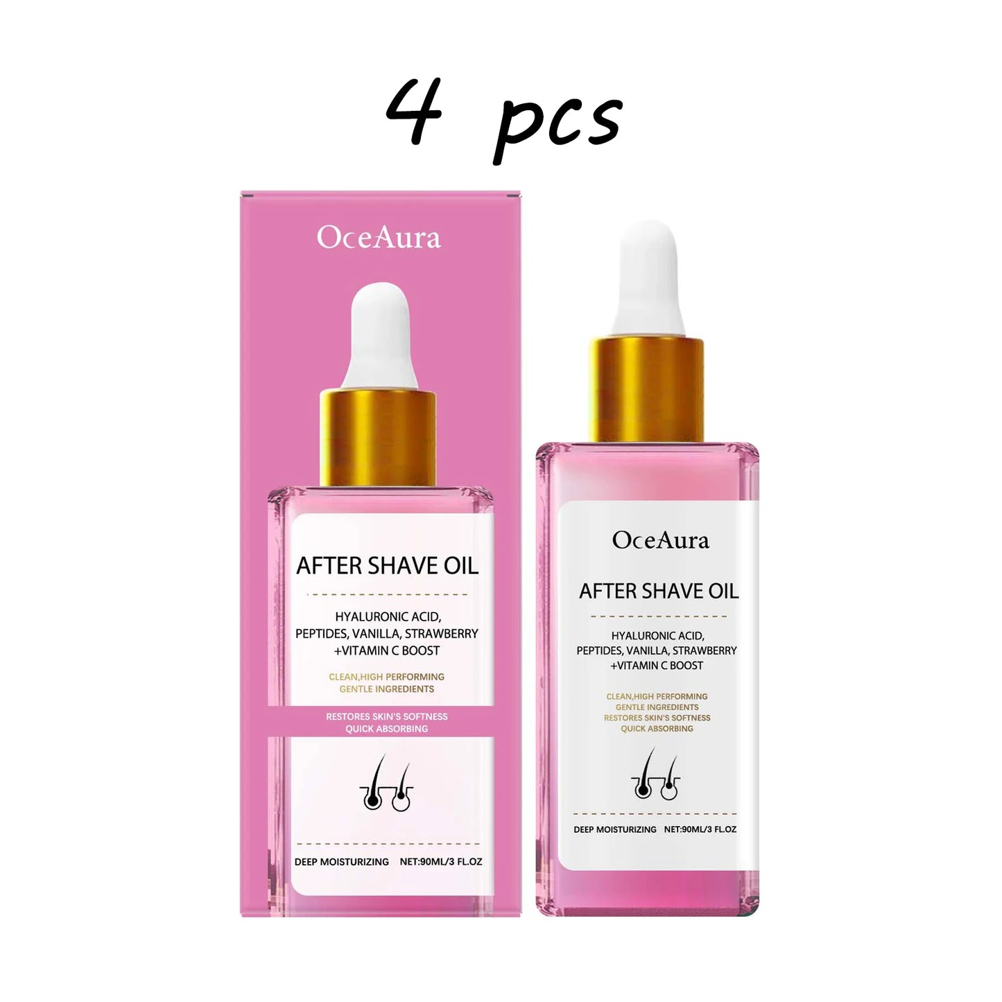 Strawberry After Shave Oil Lasting Moisturizing Enhance Skin Radiance Smoothing Relief Discomfort Soothing Skin Care Oil