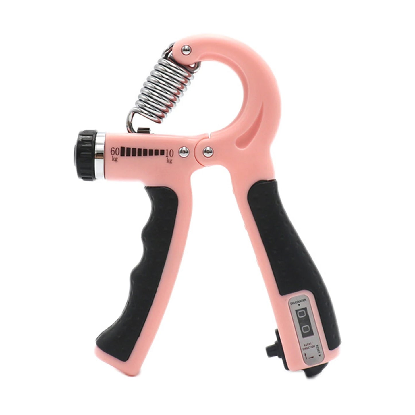 1Pc Hand Gripper with Counter R-Shape Non-slip ABS Hand Gripper Adjustable Resistance Forearm Strength Trainer Fitness Equipment
