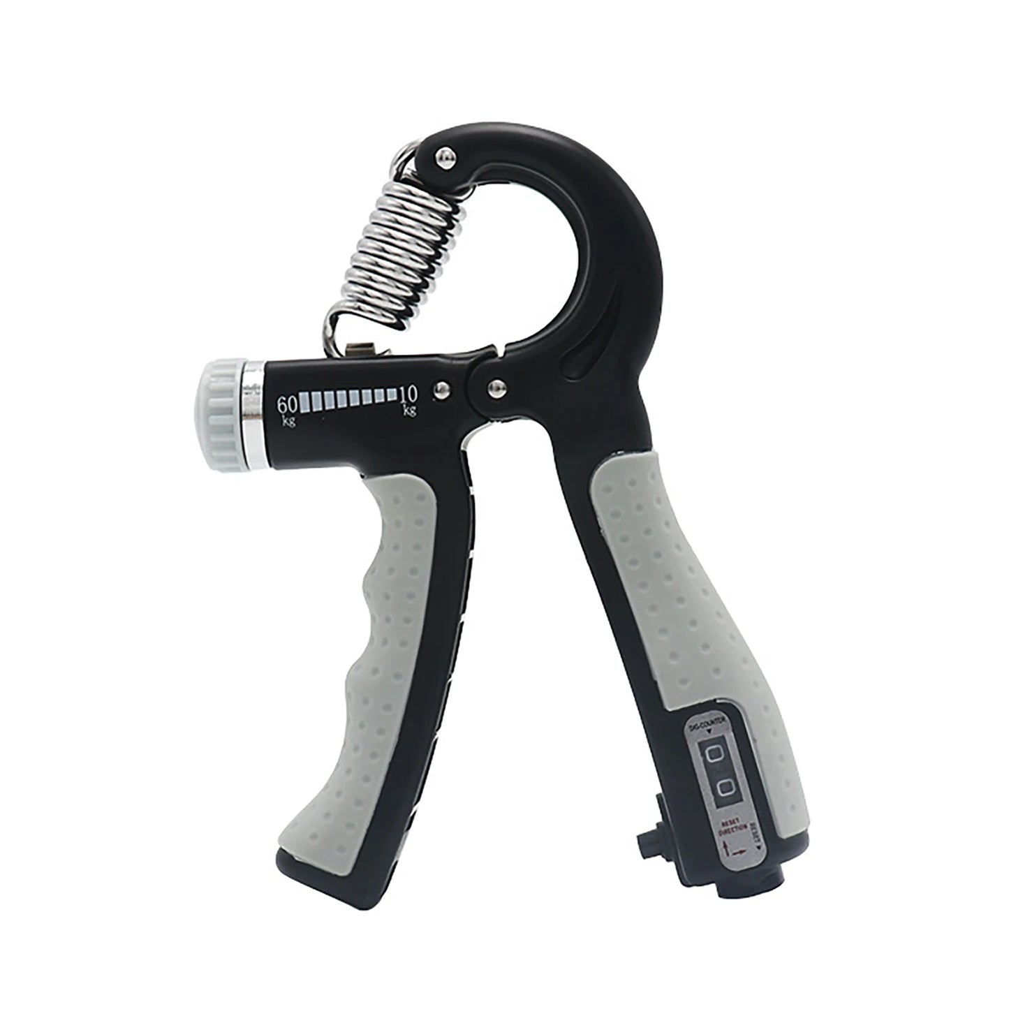 1Pc Hand Gripper with Counter R-Shape Non-slip ABS Hand Gripper Adjustable Resistance Forearm Strength Trainer Fitness Equipment