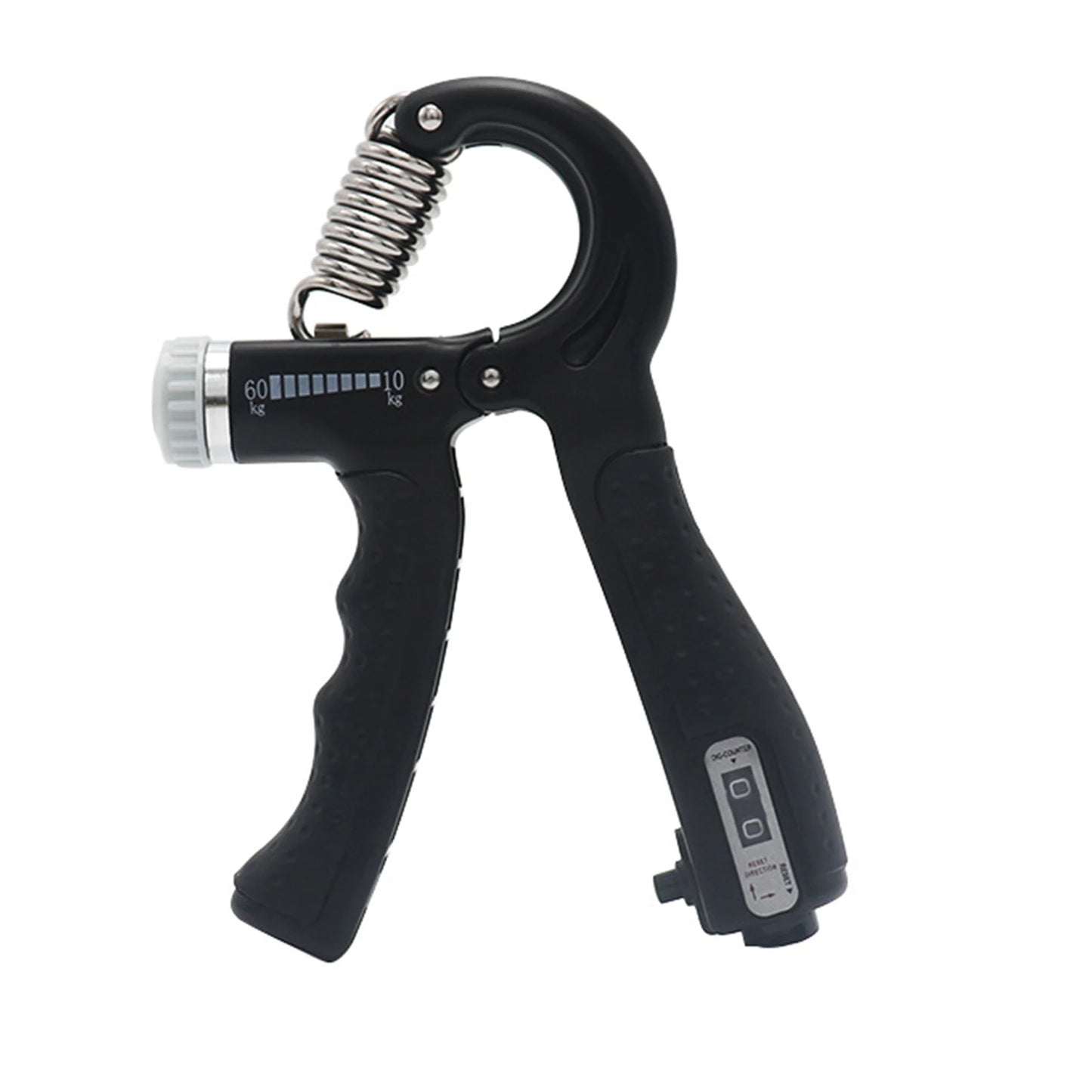 1Pc Hand Gripper with Counter R-Shape Non-slip ABS Hand Gripper Adjustable Resistance Forearm Strength Trainer Fitness Equipment