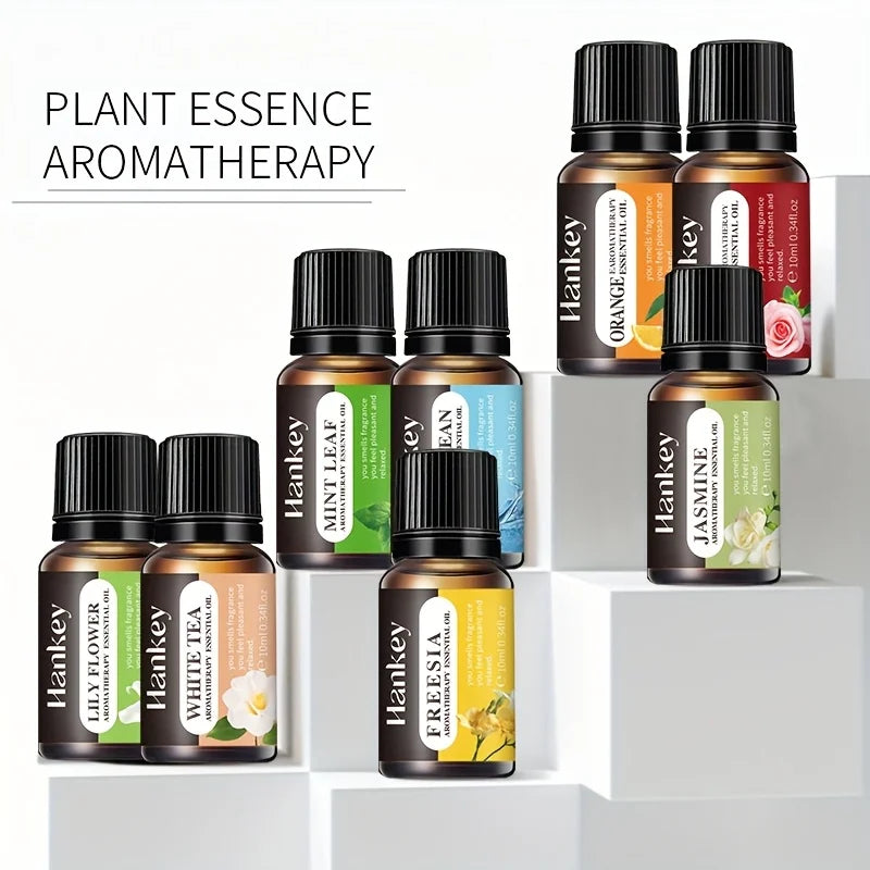 Premium Essential Oil Gift Set (6 Bottles) - Spa-Quality Aromatherapy Kit with Floral & Fresh Scents - Perfect Housewarming/Moth