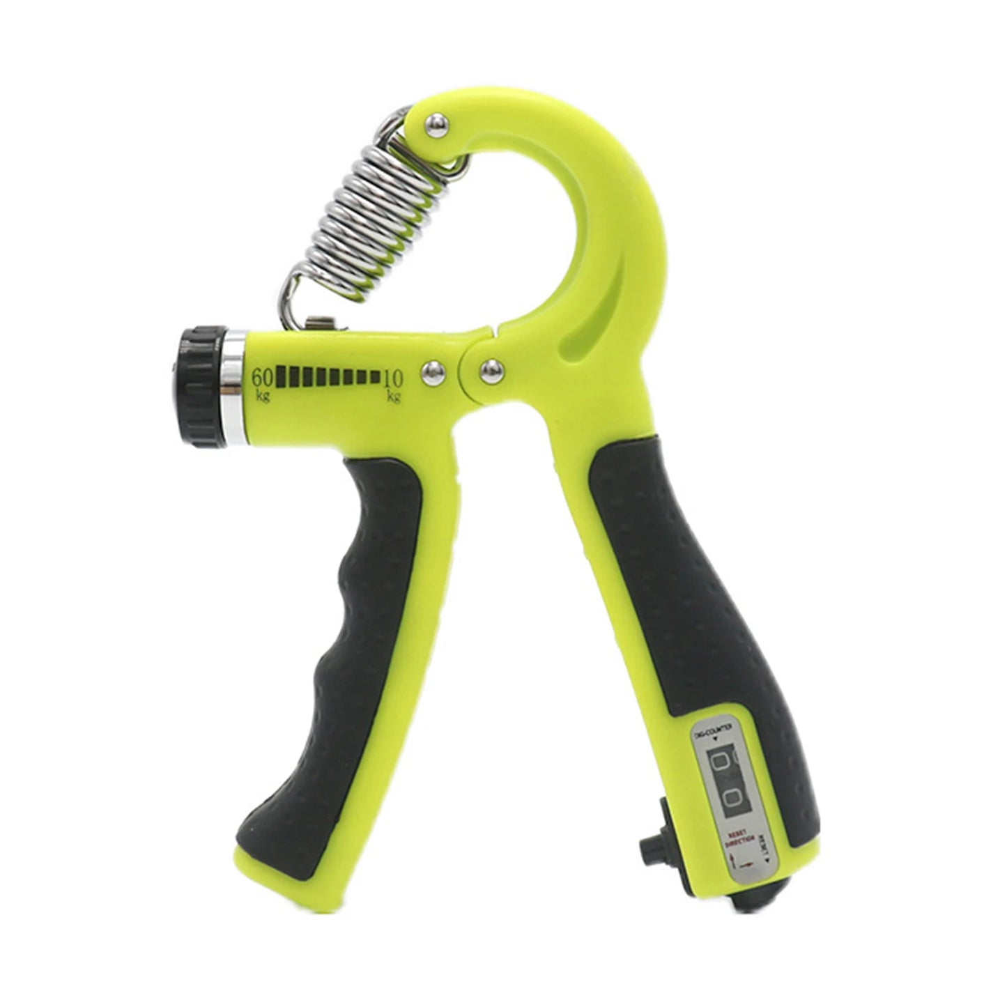 1Pc Hand Gripper with Counter R-Shape Non-slip ABS Hand Gripper Adjustable Resistance Forearm Strength Trainer Fitness Equipment