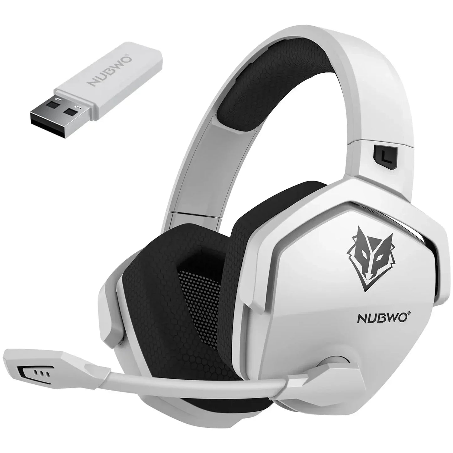 Dual Wireless Headsets Gamer with Microphone for PS5, PS4, PC, Mobile, Switch, 2.4GHz Bluetooth 5.3 Gaming Headphones