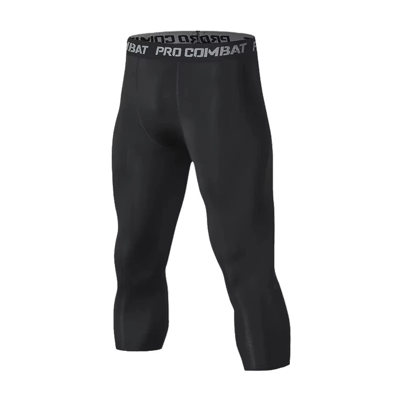 High Quality Basketball Mens Compression Pants Tights Running Cool Dry Leggings Sports Baselayer Tights Athletic Workout Shorts