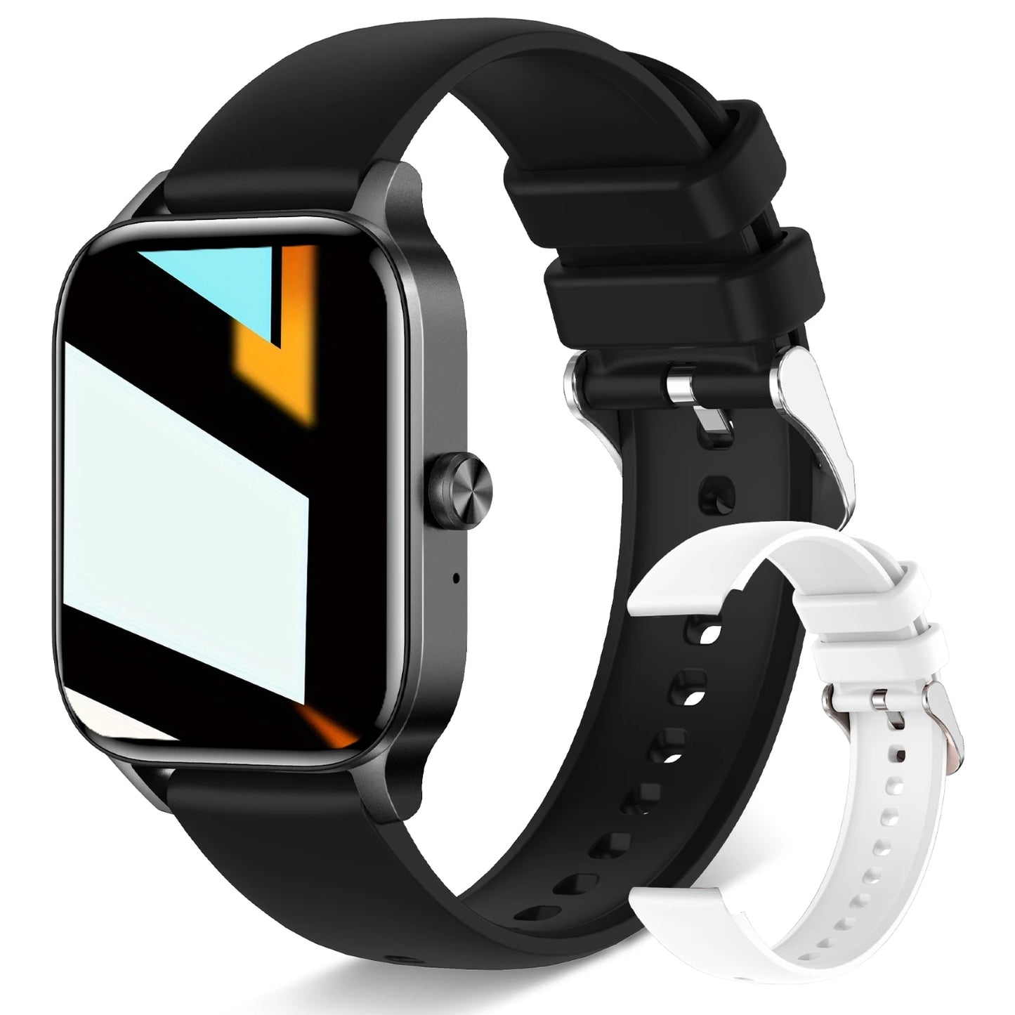 Android ladies' smartwatch (answer/make calls) 1.85-inch full touchscreen fitness tracker, pedometer/calorie/100+exercise mode,