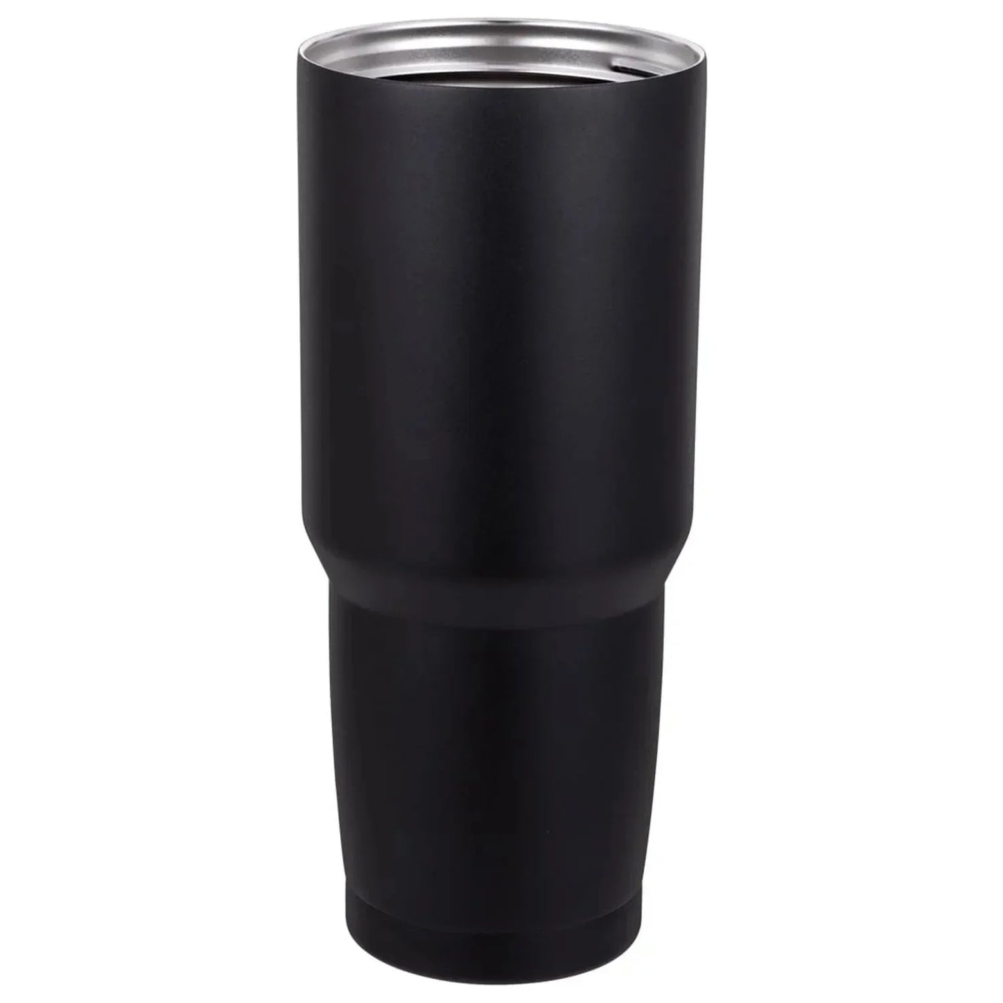 30 fl oz Stainless Steel  Tumbler,  2 in 1 Function Lid, Black Color