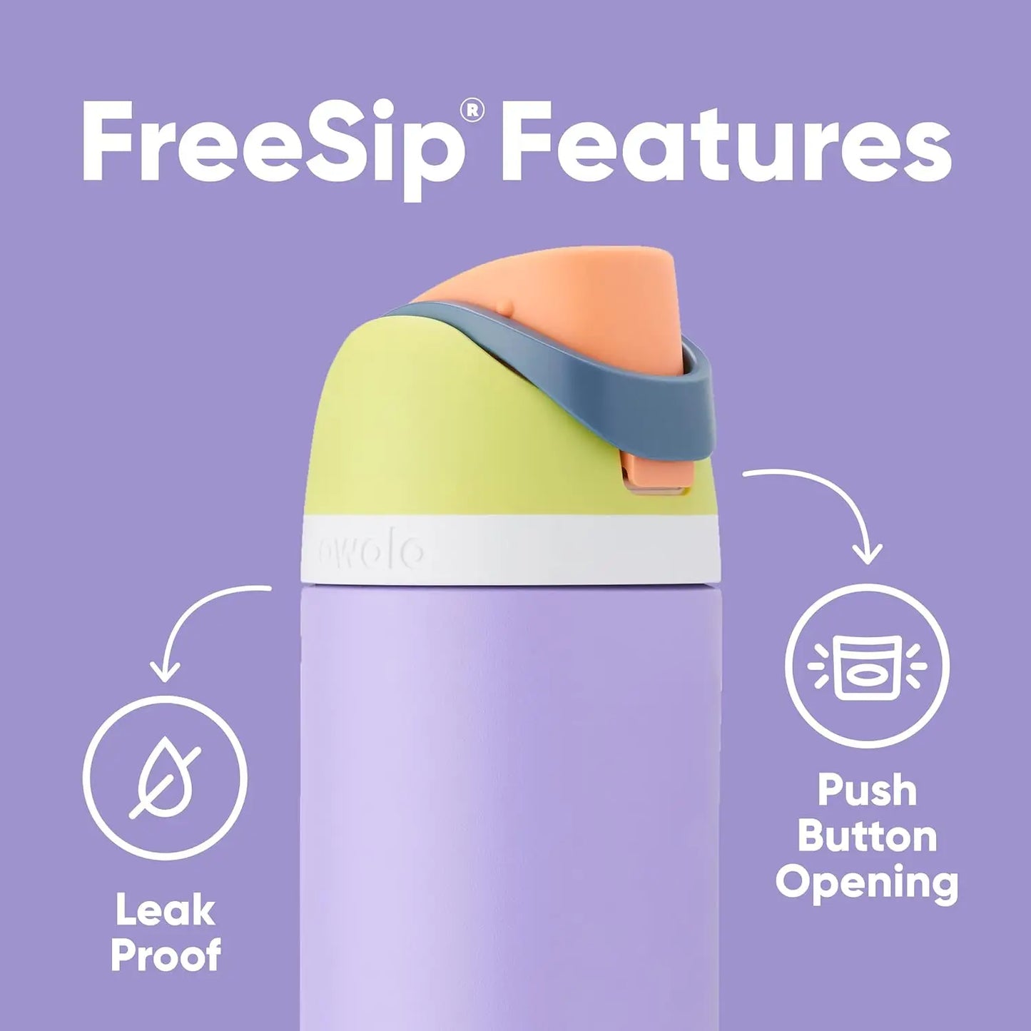 Insulated Stainless Steel Water Bottle with Straw, BPA-Free Sports Water Bottle, Great for Travel, 24Oz/32 Oz,