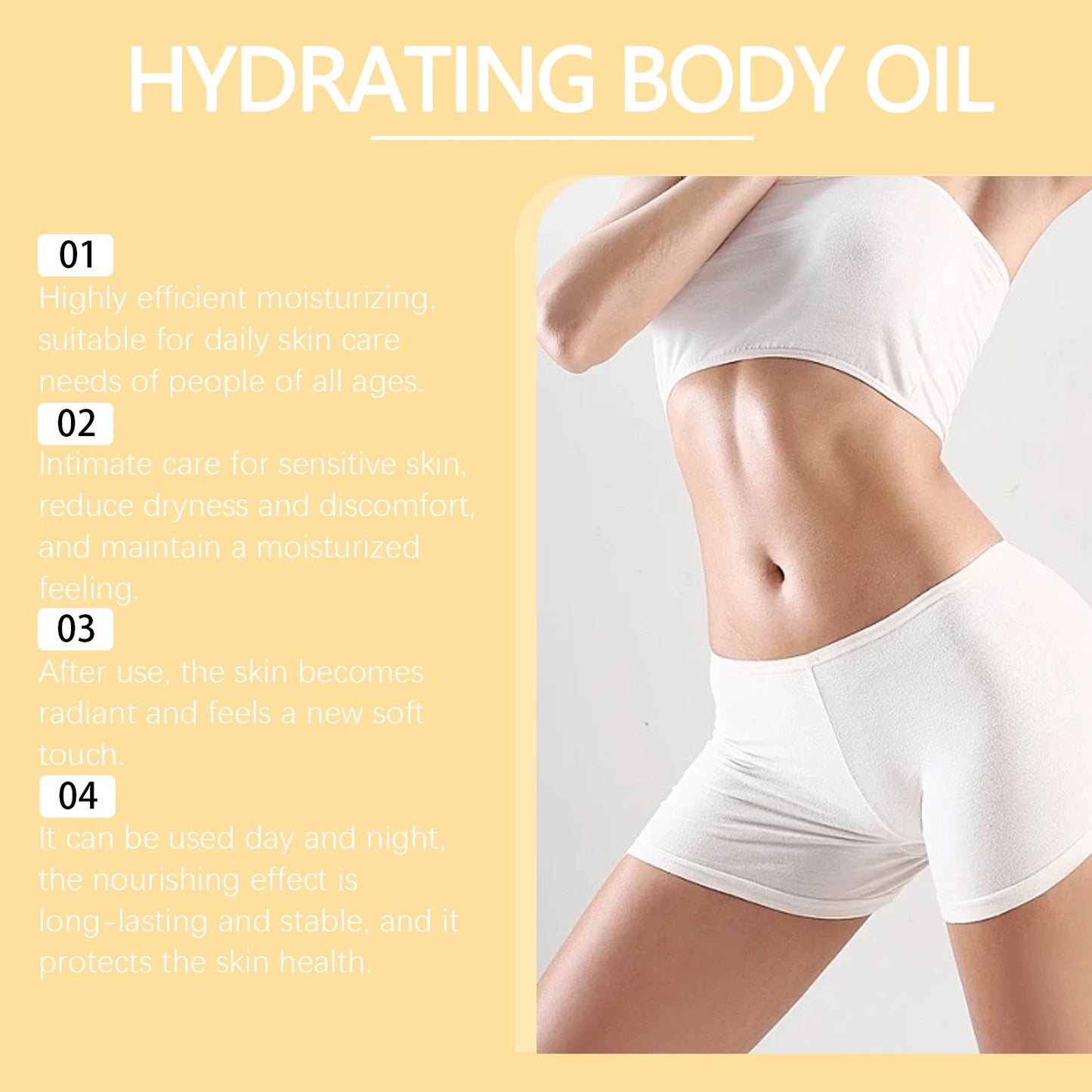 Natural Pineapple Body Care Oil Moisturizing Enhance Roughness Improve Skin Texture Glowing Skin Tone Softening Body Skin Oil