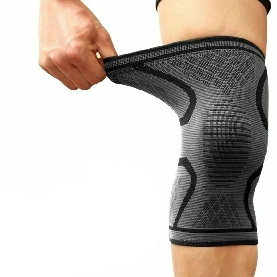 2 Piece L Of Sports Men's Compression Knee Brace Knee Pads Fitness Equipment Volleyball Basketball Cycling