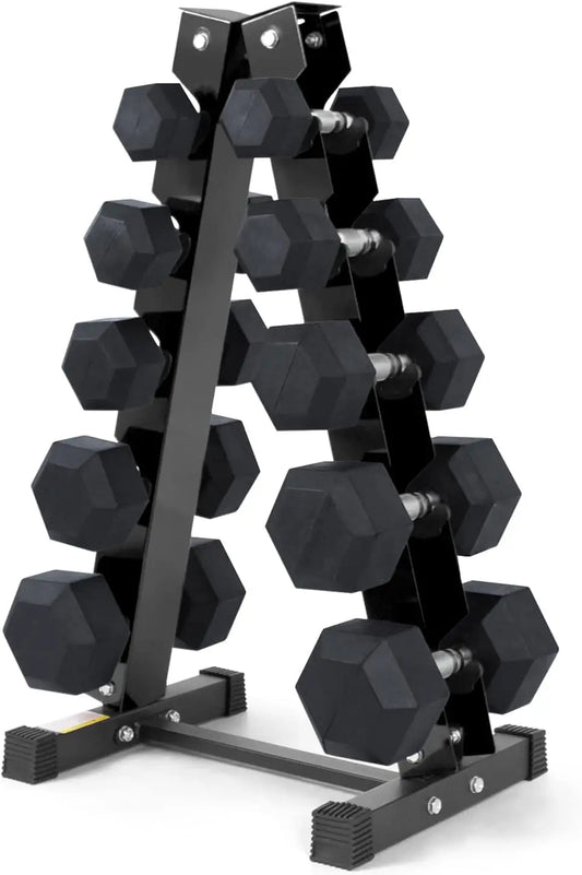 300 350 450 200 210 LB RubberDumbbells Set with Optional Dumbbell Rack Multi Weight Set to Choose Ideal for Home Gym and Fitness